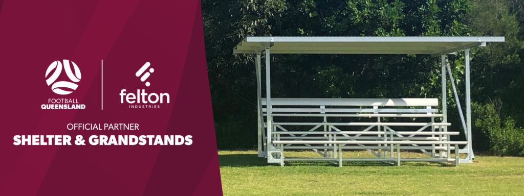 Football Queensland (FQ) has launched its Shelter & Grandstands Facility Guide, together with their new partner Felton Industries.
