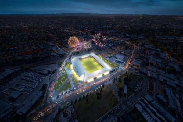 The Victorian government has announced $100,000 in funding for a feasibility review for a proposed 15,000 seat boutique Dandenong stadium.