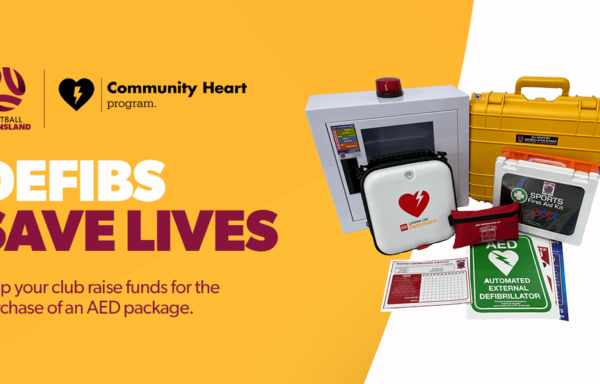 Football Queensland's Community Heart Program together with Stryker will assist clubs in the purchase of Automated External Defibrillators.