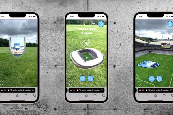 Sydney FC will become the first Australian soccer club to launch an augmented reality experience for their new stadium.